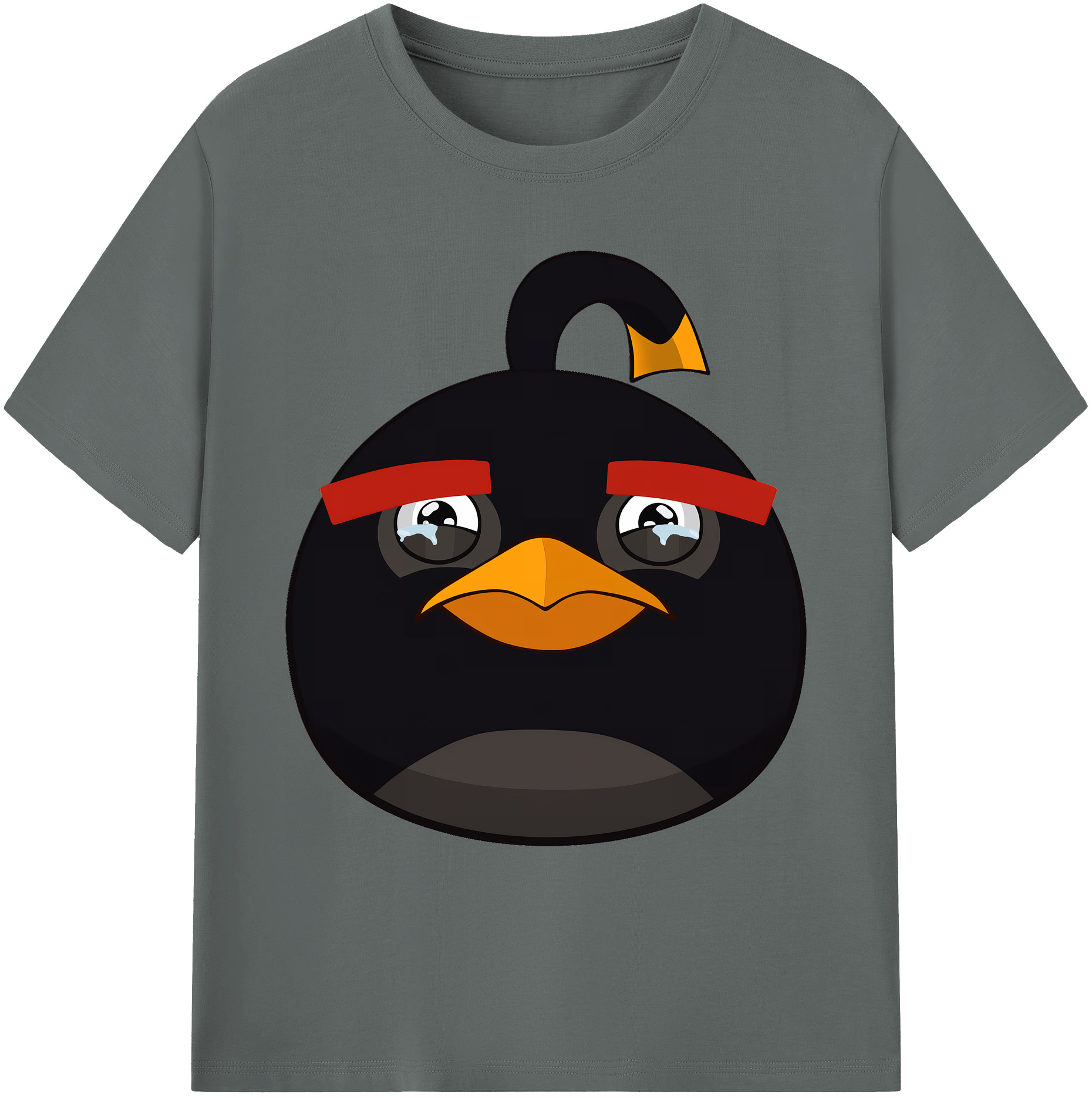（画像用） Angry Birds アングリーバード 綿100％ メンズ半袖Tシャツ｜肌触りやわらか＆通気性